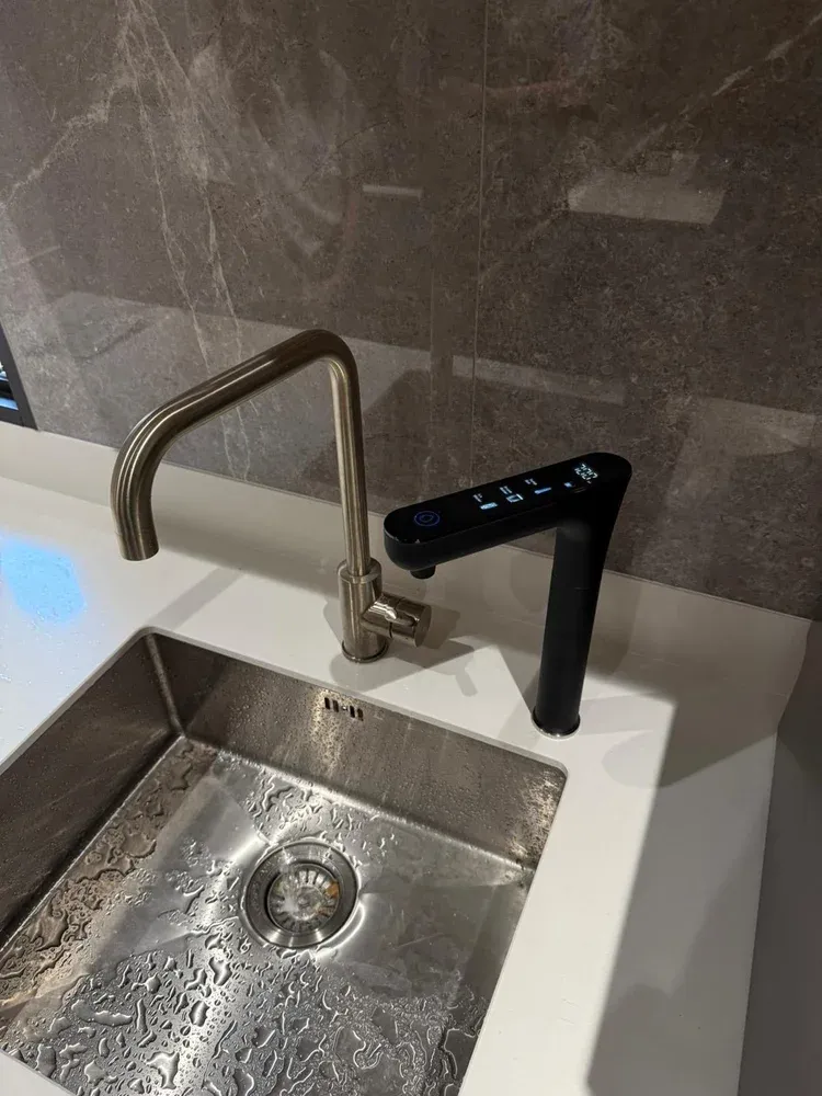 EliteTap under-sink water dispenser installed in a customer’s home in Singapore
